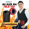 Áo sưởi điện KENKO gile cổ tim nhẹ, lót nhung êm ái, 9 vùng nhiệt - 699.000₫