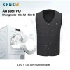 Áo sưởi điện KENKO gile cổ tim nhẹ, lót nhung êm ái, 9 vùng nhiệt - 699.000₫ 2