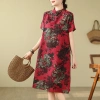 Áo sườn dài vintage phong cách Trung Hoa màu xám mùa hè - giá 362.286đ cho nữ 10