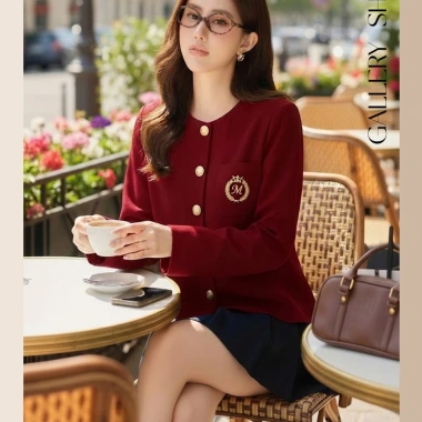 Áo Suông Thu Đông MICHI House Dài Tay Cổ Tròn Dáng Xuông Bigsize A136 395k 3 Áo Suông Thu Đông MICHI House Dài Tay Cổ Tròn Dáng Xuông Bigsize A136 395k 3