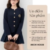 Áo Suông Thu Đông MICHI House Dài Tay Cổ Tròn Dáng Xuông Bigsize A136 395k 5