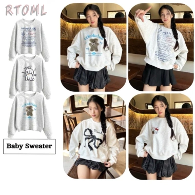 Áo Sweater 2.026 BST 380Gsm Nỉ Họa Tiết Hoạt Hình - Thời Trang Đông RTOML 119.999₫