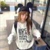 Áo Sweater Basic Nữ Xám Tiêu 380gsm 24h Giao Hàng Tay Dài Mùa Đông RTOML