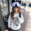 Áo Sweater Basic Nữ Xám Tiêu 380gsm 24h Giao Hàng Tay Dài Mùa Đông RTOML 3