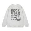 Áo Sweater Basic Nữ Xám Tiêu 380gsm 24h Giao Hàng Tay Dài Mùa Đông RTOML 6