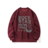 Áo Sweater Basic Nữ Xám Tiêu 380gsm 24h Giao Hàng Tay Dài Mùa Đông RTOML 7