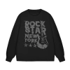 Áo Sweater Basic Nữ Xám Tiêu 380gsm 24h Giao Hàng Tay Dài Mùa Đông RTOML 10