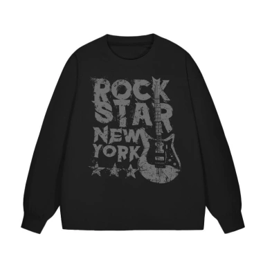 Áo Sweater Basic Nữ Xám Tiêu 380gsm 24h Giao Hàng Tay Dài Mùa Đông RTOML 10