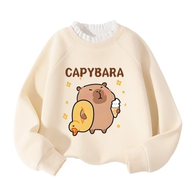 Áo Sweater Bé Gái HKAM Lông Cừu Fleece In Capybara Ấm Áp Thời Trang Thu Đông – Giá 250k 9 Áo Sweater Bé Gái HKAM Lông Cừu Fleece In Capybara Ấm Áp Thời Trang Thu Đông – Giá 250k 9