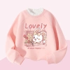 Áo Sweater Bé Gái HKAM Nỉ Viền Nấm Thu Đông In Hình Thỏ Giá 250.000