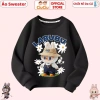 Áo Sweater Bé Gái Labubu CIUCIU KID Vải Nỉ Da Cá Co Dãn Mềm Mại Ấm Áp 9-35kg 7