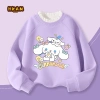 Áo Sweater Bé Gái Lông Cừu Fleece Agaric Edge Cinnamoroll 250k Giảm Giá Thu Đông 8