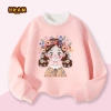 Áo Sweater Bé Gái Lông Cừu Fleece Áp Ấm Thu Đông - In Hình Bé Gái, Giá 250k 7