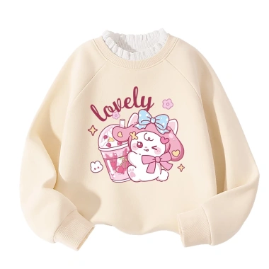 Áo Sweater Bé Gái Lông Cừu Lót Nấm Ấm Áp Thời Trang Dễ Thương - Giá 249.999₫ 9