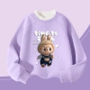 Áo Sweater Bé Gái Lông Cừu Lót Nấm Ấm Áp Thời Trang Labubu - 250k giảm từ 307.5k