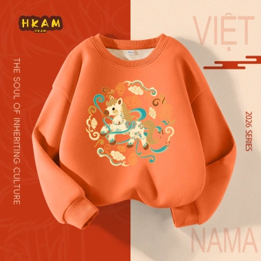 Áo Sweater Bé Trai Lông Cừu Fleece Năm Mới Ấm Áp Thu Đông Giá ưu đãi 212.963 VND