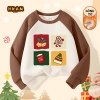 Áo Sweater Bé Trai Nỉ Lông Cừu Ấm Áp, In Hình Giáng Sinh - Giá Ưu Đãi 270.000 VND 8