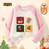 Áo Sweater Bé Trai Nỉ Lông Cừu Ấm Áp, In Hình Giáng Sinh - Giá Ưu Đãi 270.000 VND 9