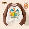 Áo Sweater Bé Trai Nỉ Lông Cừu Giữ Ấm Thoải Mái In Hình Pokemon Giá 270.000 VND 9