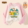 Áo Sweater Bé Trai Nỉ Lông Cừu Giữ Ấm Thoải Mái In Hình Pokemon Giá 270.000 VND 10