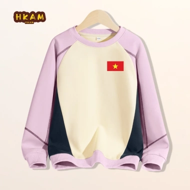Áo Sweater Bé Trai Thời Trang Màu Trẻ Em In Cờ Việt Nam Thoải Mái, Giá 226.800₫ 9 Áo Sweater Bé Trai Thời Trang Màu Trẻ Em In Cờ Việt Nam Thoải Mái, Giá 226.800₫ 9