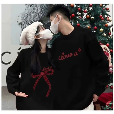 Áo sweater boxy nỉ bông Cặp Đôi LOVE‑YOU - RTOML, chính hãng, chỉ 119.999₫