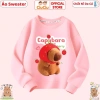 Áo Sweater Capybara CIUCIU Bé Trai & Gái, Nỉ Thu Đông, Vải Da Cá Co Dãn, 160k 4