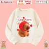 Áo Sweater Capybara CIUCIU Bé Trai & Gái, Nỉ Thu Đông, Vải Da Cá Co Dãn, 160k 10