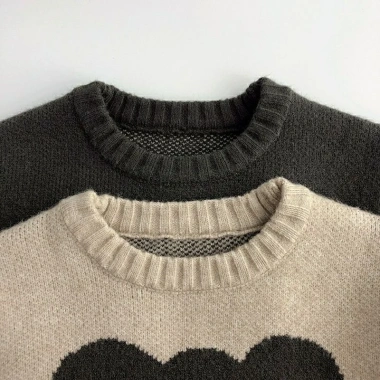 Áo sweater cổ tròn dáng rộng thời trang mùa thu Hàn Quốc cho bé trai - Giá 199,693 VND, giảm còn 163,683 VND 3