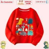 Áo Sweater Dài Tay Bé Trai & Gái Hình Khủng Long Dino - CIUCIU KID, Nỉ Da Cá Ấm 4