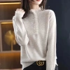 Áo Sweater Dệt Kim Cổ Tròn Dáng Rộng - Thời Trang Xuân Thu Nữ 40-90kg Giá 191k 2