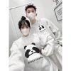 Áo Sweater Đôi Nam Nữ In Gấu Panda - Nỉ Bông Cao Cấp, Form Unisex, Giá 145.000₫ 5