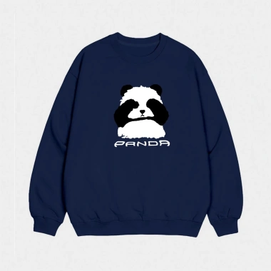 Áo Sweater Đôi Nam Nữ In Gấu Panda - Nỉ Bông Cao Cấp, Form Unisex, Giá 145.000₫