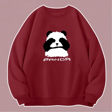 Áo Sweater Đôi Nam Nữ In Gấu Panda - Nỉ Bông Cao Cấp, Form Unisex, Giá 145.000₫ 7 Áo Sweater Đôi Nam Nữ In Gấu Panda - Nỉ Bông Cao Cấp, Form Unisex, Giá 145.000₫ 7