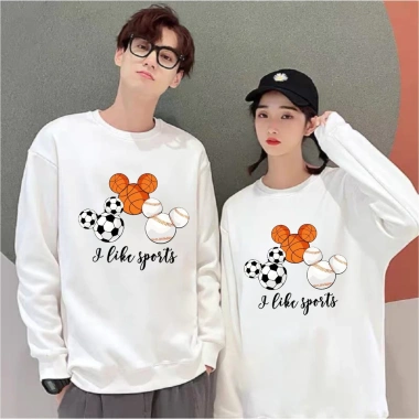 Áo sweater đôi nam nữ mùa đông ấm áp - Áo nỉ cute giá 65.000 VNĐ
