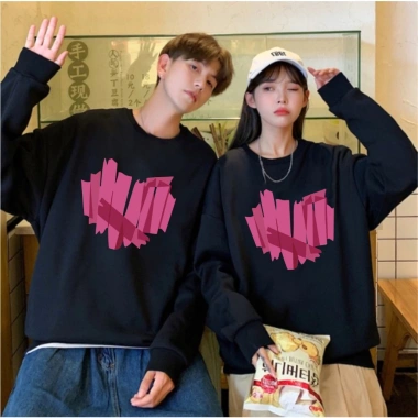 Áo sweater đôi nam nữ mùa đông ấm áp - Áo nỉ cute giá 65.000 VNĐ