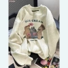 Áo sweater nam cổ tròn mềm mịn, ấm áp nỉ bông cotton màu mỡ gà, form rộng phong cách Hàn Quốc - RTOML 119.999₫
