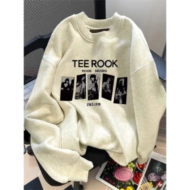 Áo sweater nam cổ tròn mềm mịn, ấm áp nỉ bông cotton màu mỡ gà, form rộng phong cách Hàn Quốc - RTOML 119.999₫ 7