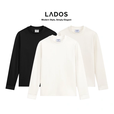 Áo Sweater Nam Dài Tay LADOS-19.259 Thun Gân Co Giãn, Màu Trơn Thanh Lịch 169k