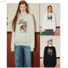 Áo sweater nam nữ 2.025 in chó con 320GSM 100% cotton - Giá 119.999₫