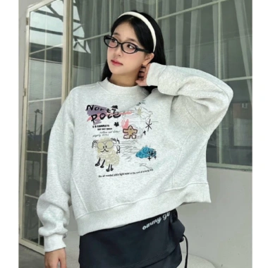 Áo Sweater Nam Nữ 2.026 RTOML - Họa Tiết Hoạt Hình, Vải Dày 380GSM Không Rụng Lông, Giá 119.999₫