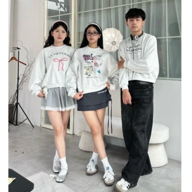 Áo Sweater Nam Nữ 2.026 RTOML - Họa Tiết Hoạt Hình, Vải Dày 380GSM Không Rụng Lông, Giá 119.999₫