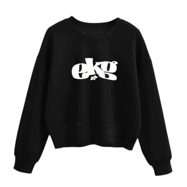 Áo Sweater Nam Nữ Dáng Ngắn Nỉ 2 Da In Chữ EKG RTOML Giao Hàng 24h Giá 119.999 6