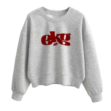 Áo Sweater Nam Nữ Dáng Ngắn Nỉ 2 Da In Chữ EKG RTOML Giao Hàng 24h Giá 119.999 8