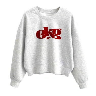 Áo Sweater Nam Nữ Dáng Ngắn Nỉ 2 Da In Chữ EKG RTOML Giao Hàng 24h Giá 119.999 10