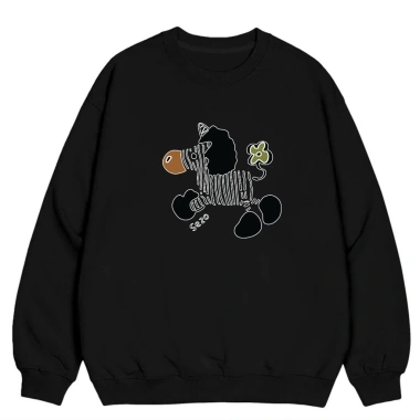Áo Sweater Nam Nữ In Hình Ngựa Vằn Siêu Cute - Áo Đôi Couple Giá 149k Giảm Giá 4