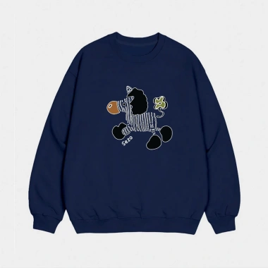 Áo Sweater Nam Nữ In Hình Ngựa Vằn Siêu Cute - Áo Đôi Couple Giá 149k Giảm Giá 8