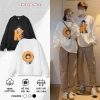 Áo sweater nỉ bông cặp đôi nam nữ rộng mùa đông hoodie RTOML giảm giá 69k