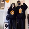 Áo sweater nỉ bông cặp đôi nam nữ rộng mùa đông hoodie RTOML giảm giá 69k 2