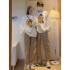 Áo sweater nỉ bông cặp đôi nam nữ rộng mùa đông hoodie RTOML giảm giá 69k 3